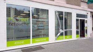 Facade Point Retouche 3 Avenue Rhin et Danube 38100 Grenoble