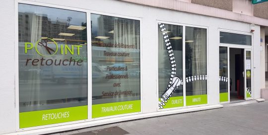 Facade Point Retouche 3 Avenue Rhin et Danube 38100 Grenoble