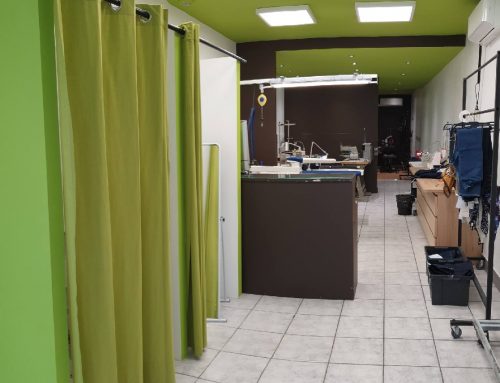 Cabines d&rsquo;essayage de l&rsquo;atelier Pointretouche Grenoble Centre